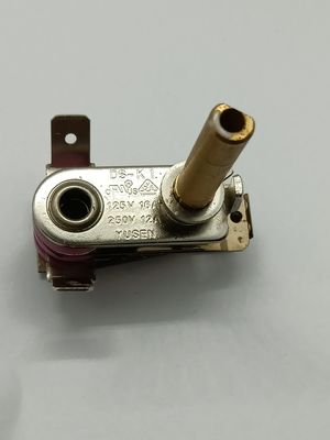 Регулируемый биметаллический термостат с диапазоном температуры 50-250 C и 100 циклами выносливости